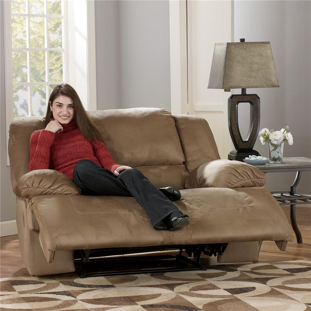 Signature Design by Ashley Hogan Mocha Zero Wall Recliner with Wide